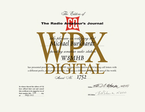 Worked (300) Prefixes using Digital Modes #1752 (2022-May-13)