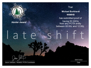 Late Shift Hunter Classic Award (2022-08-07)