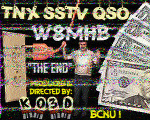 SSTV frame from KO3D