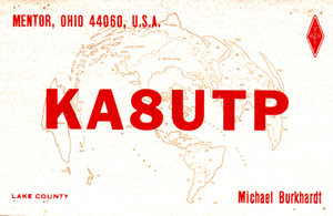 My original QSL card (1984)